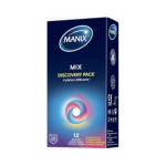 MANIX Mix discovery pack 12 préservatifs