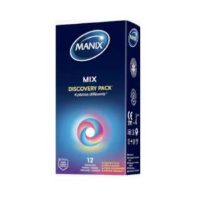 MANIX Mix discovery pack 12 préservatifs