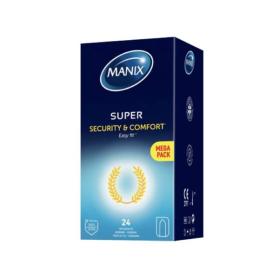 MANIX Super easy-fit 24 préservatifs