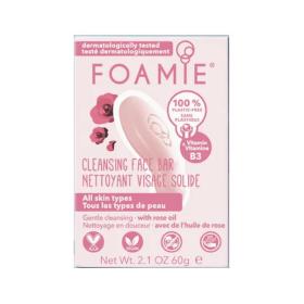 FOAMIE Soin nettoyant visage solide huile de rose 60g