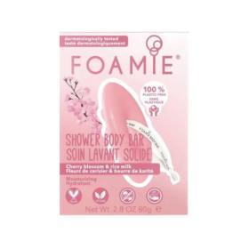 FOAMIE Soin lavant solide hydratant fleurs de cerisier & beurre de karité 80g