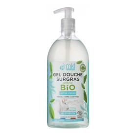 MKL GREEN NATURE Gel douche surgras lait de chèvre bio 1L