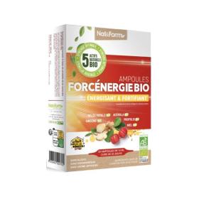 NAT & FORM Force énergie bio 20 ampoules