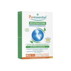 PURESSENTIEL Respiratoire capsules bronches bio 30 capsules