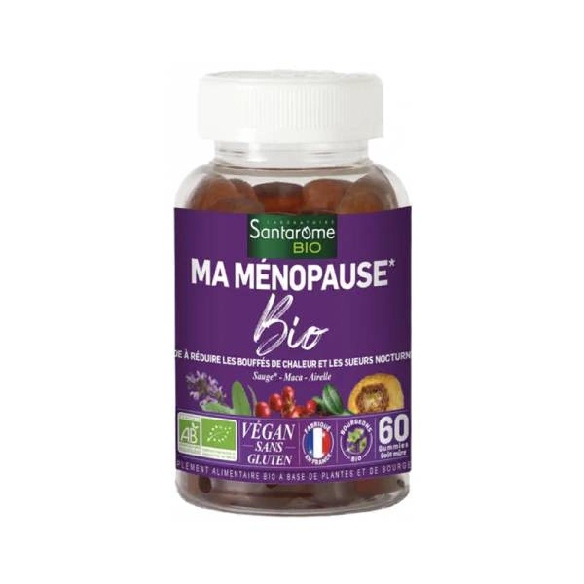 SANTAROME Ma ménopause bio 60 gummies Parapharmacie Pharmarket