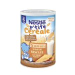 NESTLÉ HEALTH SCIENCE P'tite céréale dès 6 mois 5 céréales saveur biscuit 415g