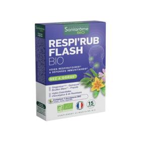 SANTAROME Respi'rub flash bio 15 comprimés