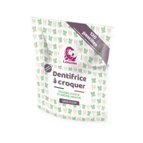 LAMAZUNA Dentifrice à croquer poudre d'ortie et arôme menthe bio 120 pastilles