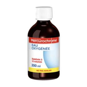 MERCUROCHROME Eau oxygénée 10 volumes 200ml