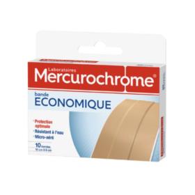 MERCUROCHROME 10 bandes à découper peau sensible