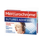 MERCUROCHROME Sutures adhésives 2 sachets