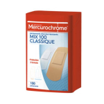 MERCUROCHROME Mix 100 classique pansements