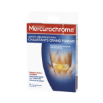 MERCUROCHROME 2 patchs décontractants chauffants grand format