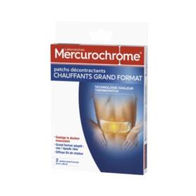 MERCUROCHROME 2 patchs décontractants chauffants grand format