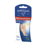 MERCUROCHROME Pansements kit ampoules 3 formats 5 pansements