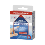 MERCUROCHROME Bande stop saignement stop coupures 3mx2,5cm