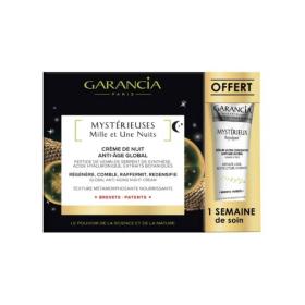 GARANCIA Mystérieuses mille et une nuits crème de nuit anti-âge global 30ml + repulpant 5ml offert