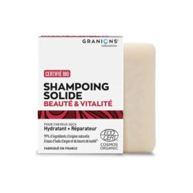 GRANIONS Shampoing solide beauté & vitalité bio 80g