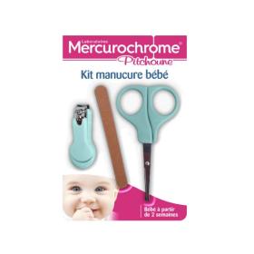 MERCUROCHROME Pitchoune kit manucure bébé