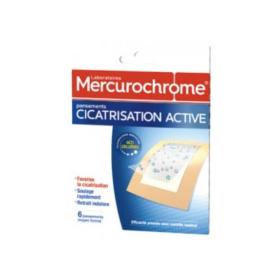 MERCUROCHROME 6 pansements cicatrisation active