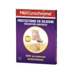 MERCUROCHROME Protections en silicone prévention des ampoules 5 adhésifs