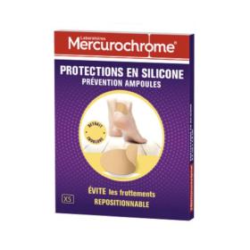 MERCUROCHROME Protections en silicone prévention des ampoules 5 adhésifs