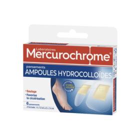 MERCUROCHROME Ampoules hydrocolloïdes 6 pansements