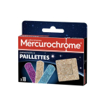 MERCUROCHROME 18 pansements à paillettes