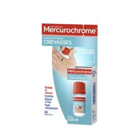 MERCUROCHROME Pansement liquide crevasses des mains 3,25ml