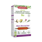 SUPER DIET Quatuor radis noir artichaut chardon marie romarin bio 20 ampoules