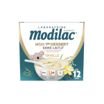 MODILAC Mon 1er dessert sans lait goût vanille dès 12 mois 10 sachets