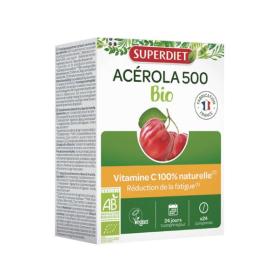 SUPER DIET Acerola 500 24 comprimés à croquer