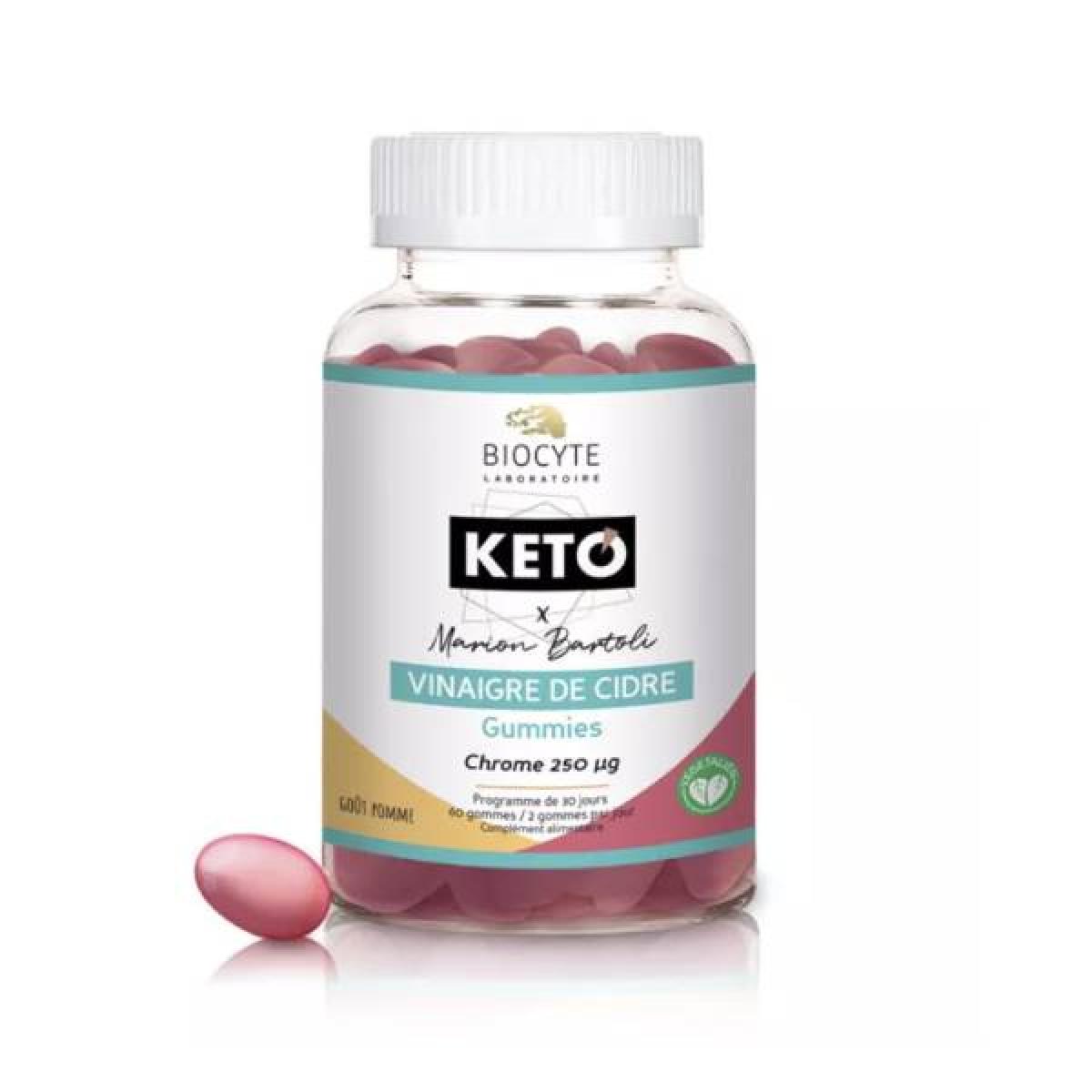 BIOCYTE Keto vinaigre de cidre 60 gummies Parapharmacie Pharmarket