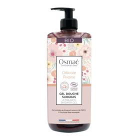 OSMAÉ Gel douche surgras délicate pivoine bio 1L