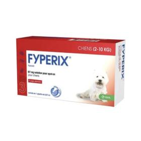 KRKA Fyperic 67mg solution spot-on petit chien 3 pipettes