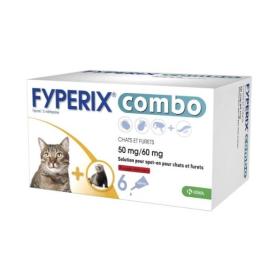 KRKA Fyperix combo 50/60mg chats & furets 6 pipettes