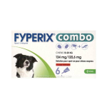 KRKA Fyperix combo 134-120,6kg chiens 10-20kg 6 pipettes