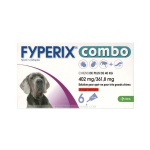 KRKA yperix combo 402-361,8mg chiens plus de 40kg 6 pipettes