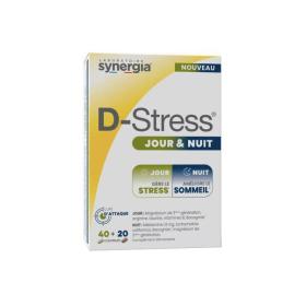 SYNERGIA D-stress jour & nuit 60 comprimés