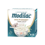 MODILAC Mon 1er dessert sans lait goût nature de 6 à 12 mois 10 sachets