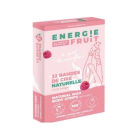 ENERGIE FRUIT 32 bandes de cire naturelle parfum fruits rouges
