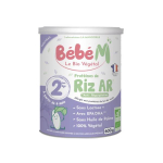 BÉBÉ MANDORLE Bébé M 2ème âge protéines de riz AR bio 600g