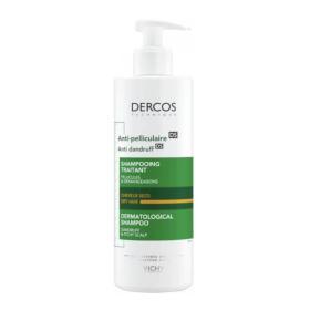 VICHY Dercos shampooing traitant anti-pelliculaire cheveux secs 390ml