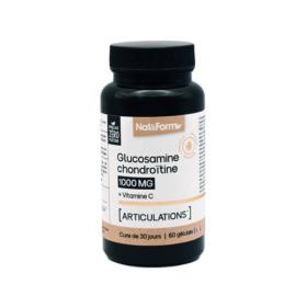 NAT & FORM Glucosamine chondroïtine 100mg 60 gélules