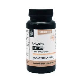 NAT & FORM L-Lysine 1000mg 60 gélules