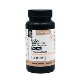 NAT & FORM Gaba 500mg 30 gélules