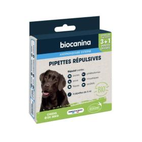 BIOCANINA 4 pipettes répulsives chiens de plus de 30kg