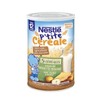 NESTLÉ HEALTH SCIENCE P'tite céréale dès 12 mois 5 céréales saveur noisette biscuit  415g