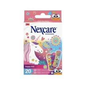 3M SANTE Nexcare happy kids rose 20 pansements