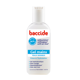 BACCIDE Gel mains peaux sensibles 30ml